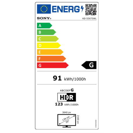 Sony KD55X75WLPAEP UHD SMART LED TV