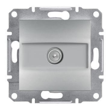 Schneider EPH3200161 ASFORA végzáró/1 dB TV aljzat alumínium Schneider EPH3200161 ASFORA végzáró/1 dB TV aljzat alumínium
