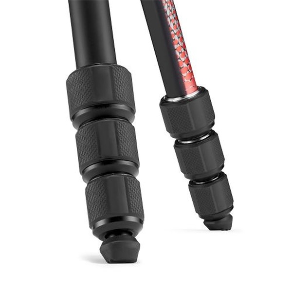 Manfrotto MKELMII4RD-BH Element MII állvány gömbfejjel piros