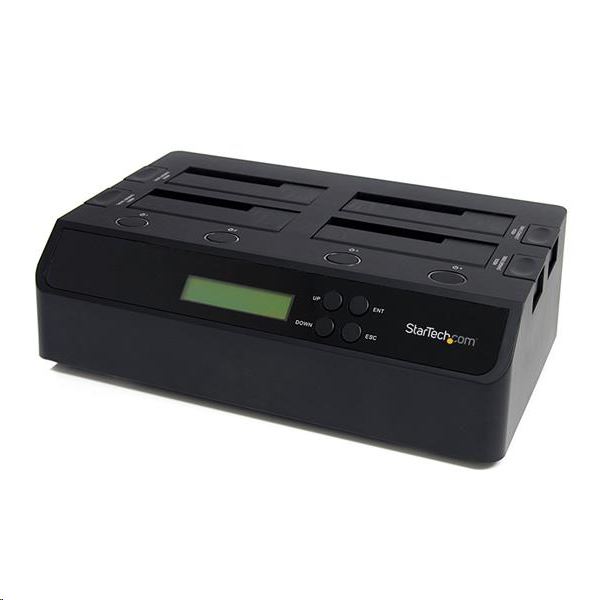StarTech.com 4x2.5"-3.5" HDD Duplikátor Dokkoló (SATDOCK4U3RE)