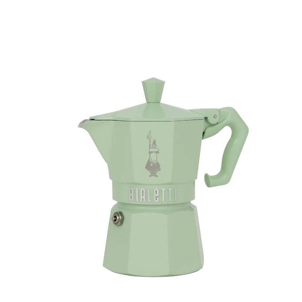 Bialetti Moka Exclusive 3 személyes kávéfőző zöld  