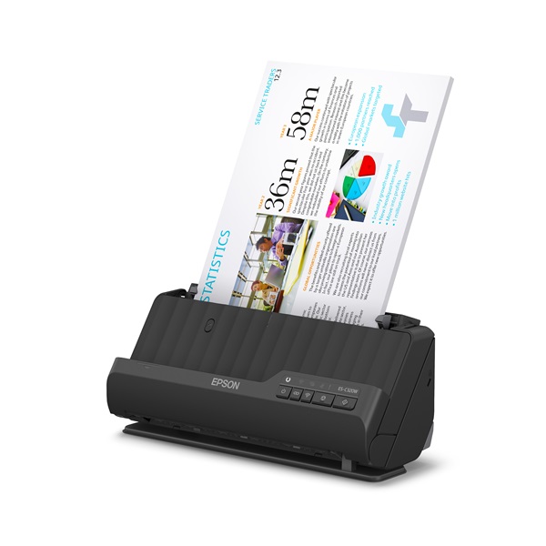 Epson WorkForce ES-C320W Lapáthúzós Szkenner Black