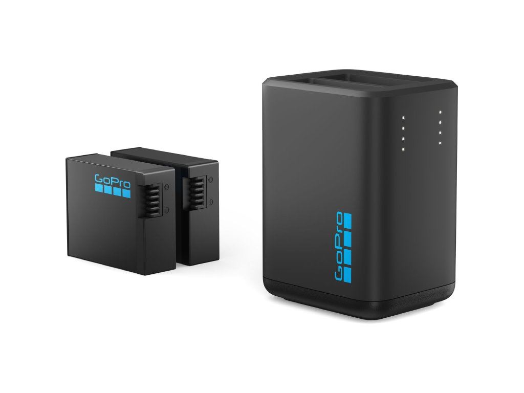 GoPro HERO13 Black dupla akkumulátor töltő + 2db akkumulátor (AEDBD-201-EU)