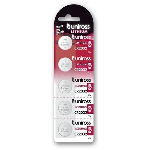 Uniross SP5 CR2032 3V lithium gombelem 5db/bliszter (U5CR2032) Uniross SP5 CR2032 3V lithium gombelem 5db/bliszter (U5CR2032)