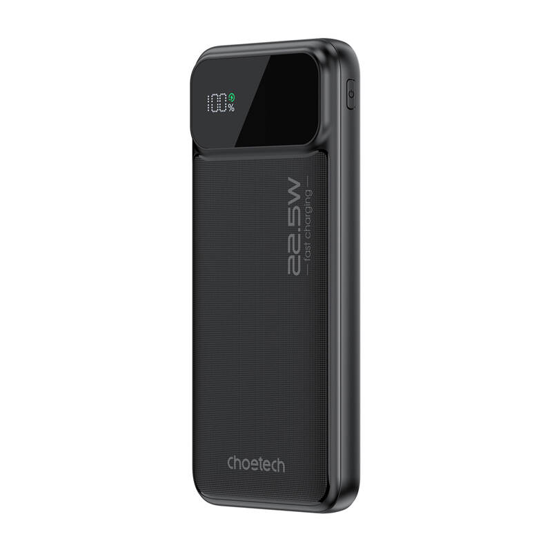 Choetech  B728 10000mAh 22.5W PD Powerbank Fekete