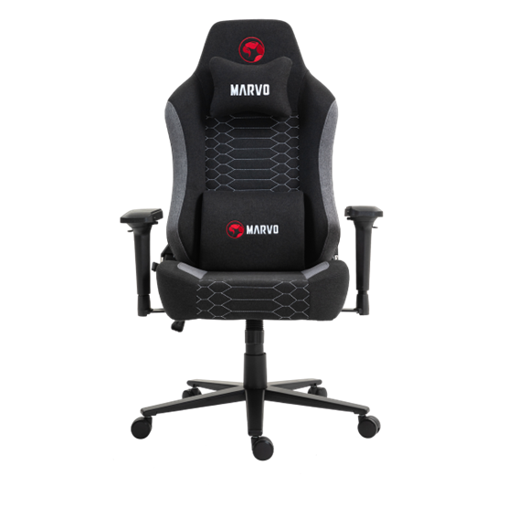 GCN MARVO Kahn Gray gaming szék - fekete/szürke