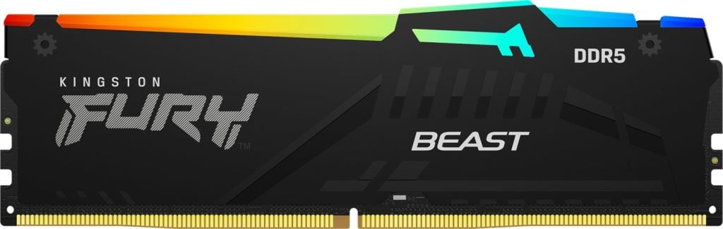 8GB 5200MHz DDR5 RAM Kingston Fury Beast RGB CL36 (KF552C36BBEA-8)