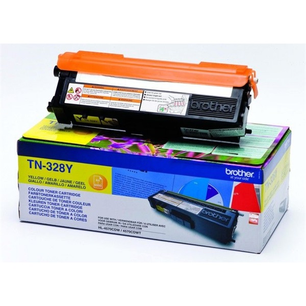 Brother TN-328Y Sárga eredeti toner Brother TN-328Y Sárga eredeti toner