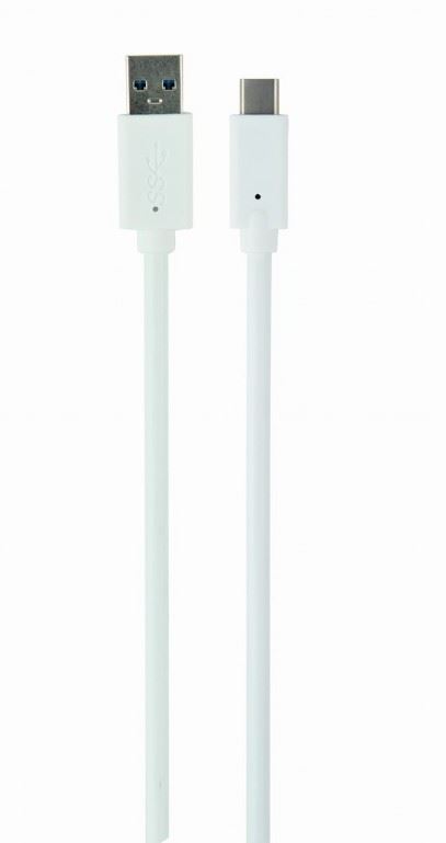 Gembird Cablexpert USB 3.0 AM --> Type-C (AM/CM) kábel 0.5m fehér (CCP-USB3-AMCM-W-0.5M)