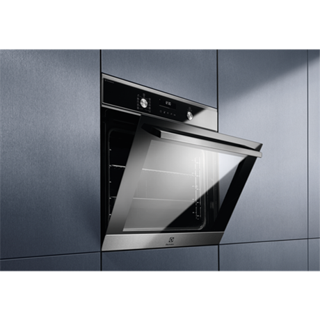 Electrolux EOD6P77WX SteamBake fekete-inox, beépíthető, sütőtér:72L, grill, légkeverés, priolitikus, sütő