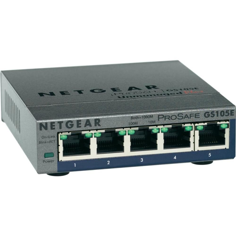 Netgear GS105E-200PES 5 portos switch Netgear GS105E-200PES 5 portos switch