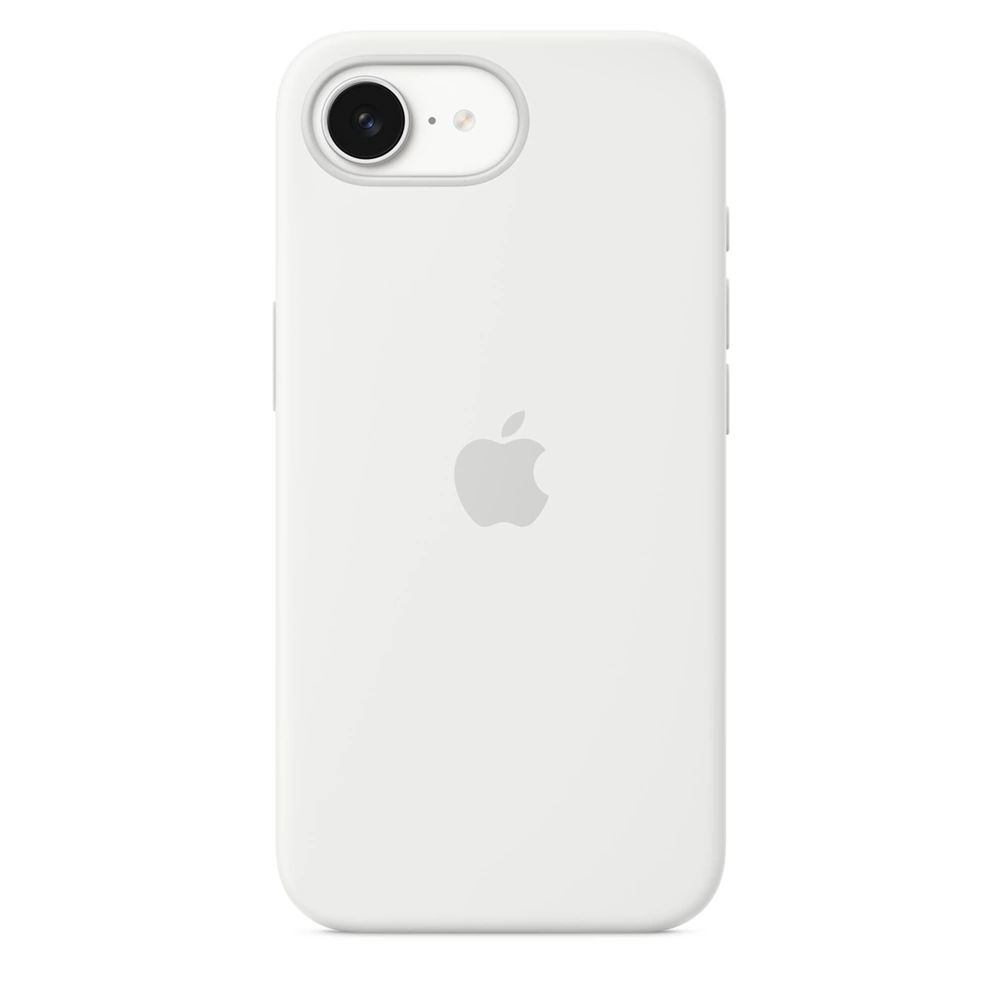 Apple iPhone 16e szilikon hátlap, fehér