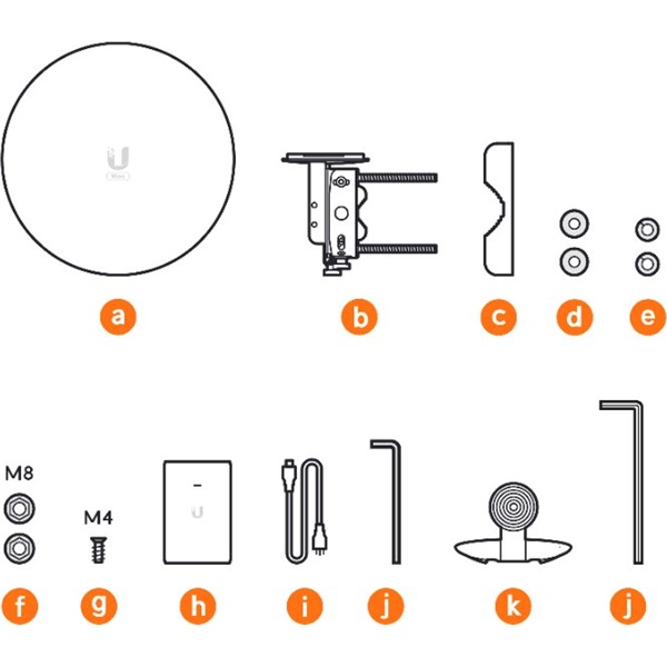 Ubiquiti Wave-LR 60GHz/5GHz Wi-Fi 6 802.11ax Backup UISP Pont-Multipont Wave Long-Range Kliens