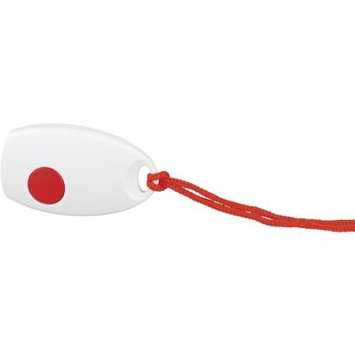 Vészjeladó vezeték nélküli csengőhöz, 100 m, 433 MHz, fehér/piros, HX Mini, Heidemann 70370