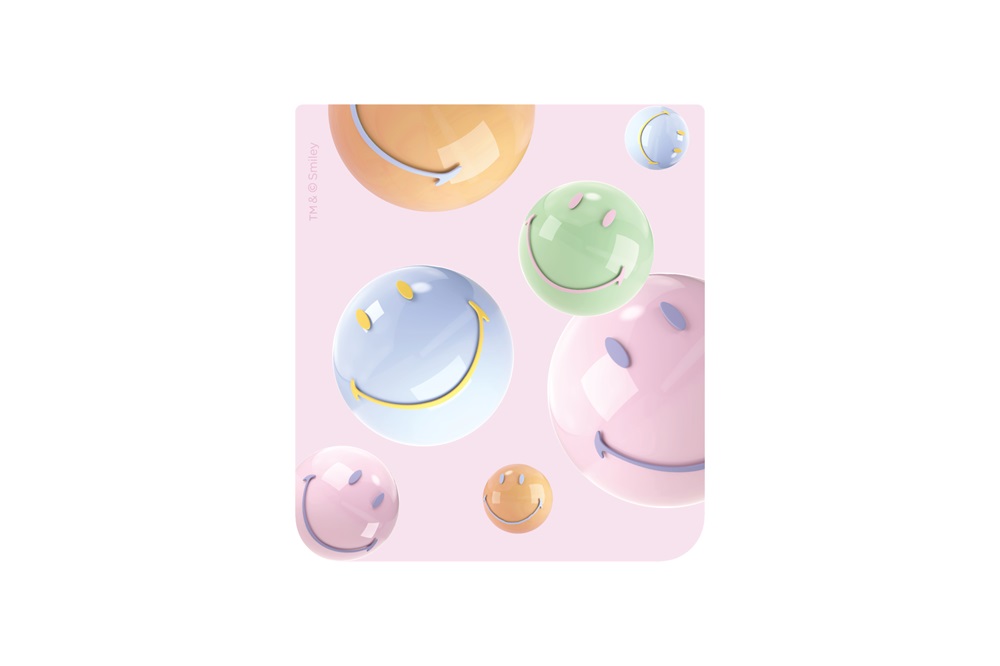 Samsung GP-TOF731SBDPW Smiley FlipSuit kártya Galaxy Z Flip5 FlipSuit tokhoz