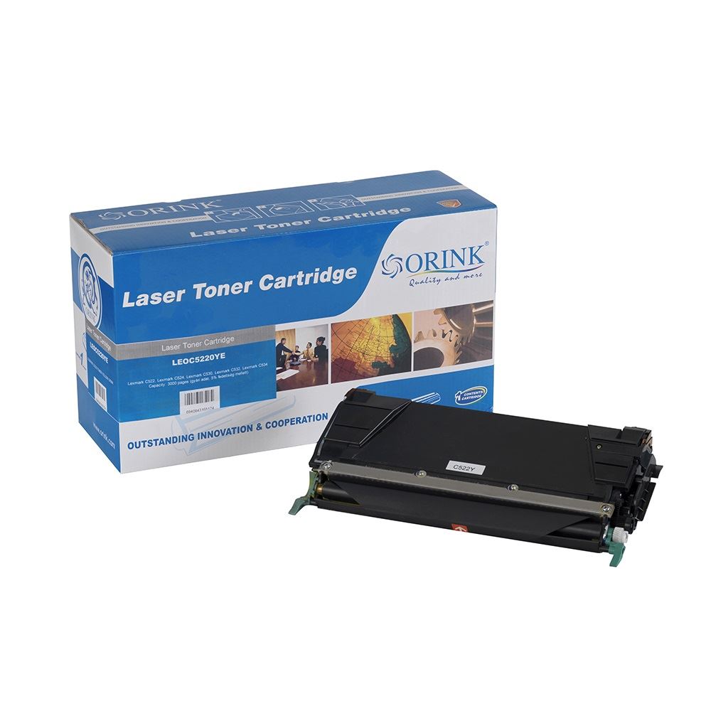Orink C5220 utángyártott Lexmark toner sárga (LEOC5220YE)