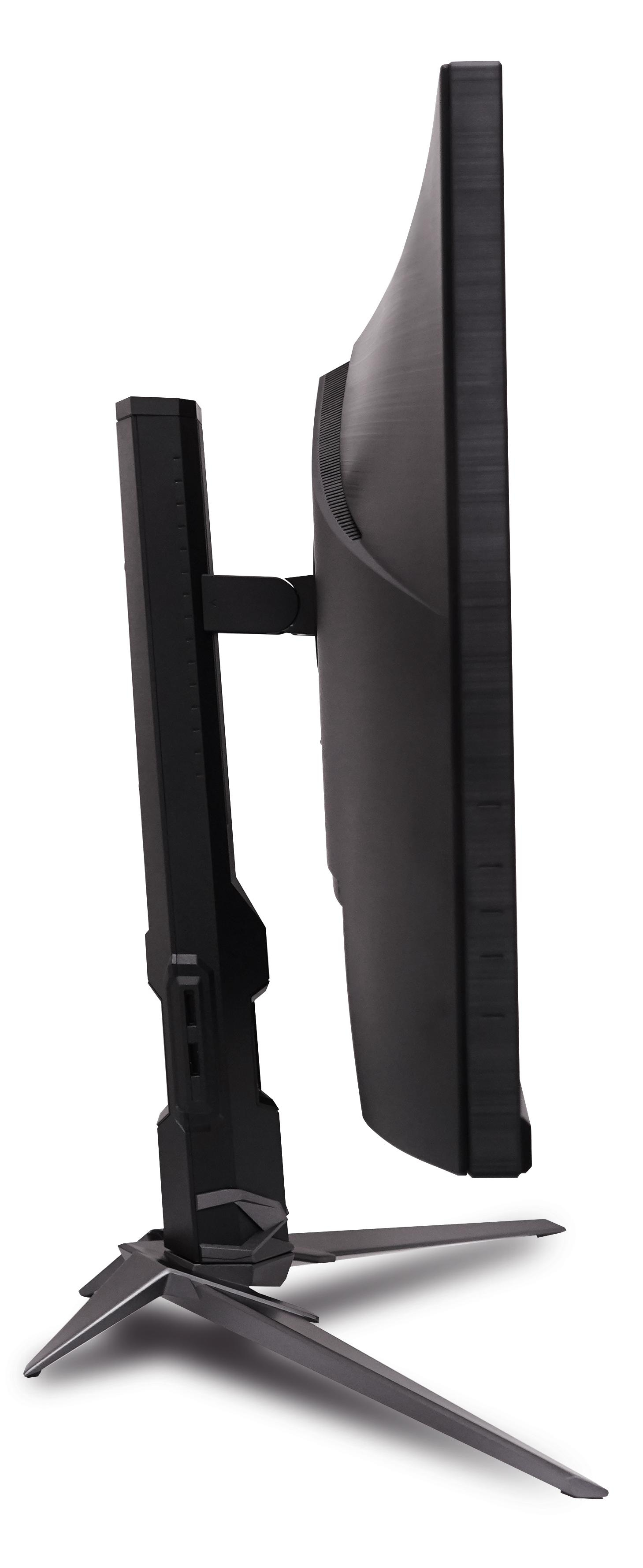 Acer 27" Predator XB273UX1bmiiprx Monitor - 2560x1440, QHD, LED, IPS, 200Hz, 1ms, Hangszóró, FreeSync, Pivot, Gamer, Fekete