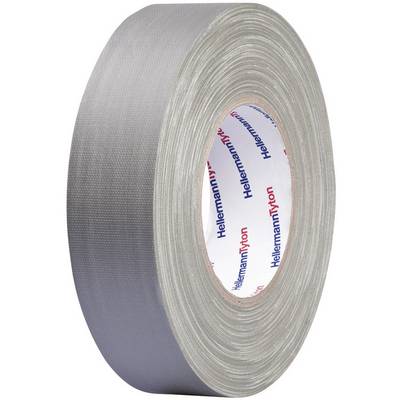 Téphető szövetbetétes ragasztószalag, gaffer tape 50 m x 50 mm, szürke színű HellermannTyton HelaTape Téphető szövetbetétes ragasztószalag, gaffer tape 50 m x 50 mm, szürke színű HellermannTyton HelaTape