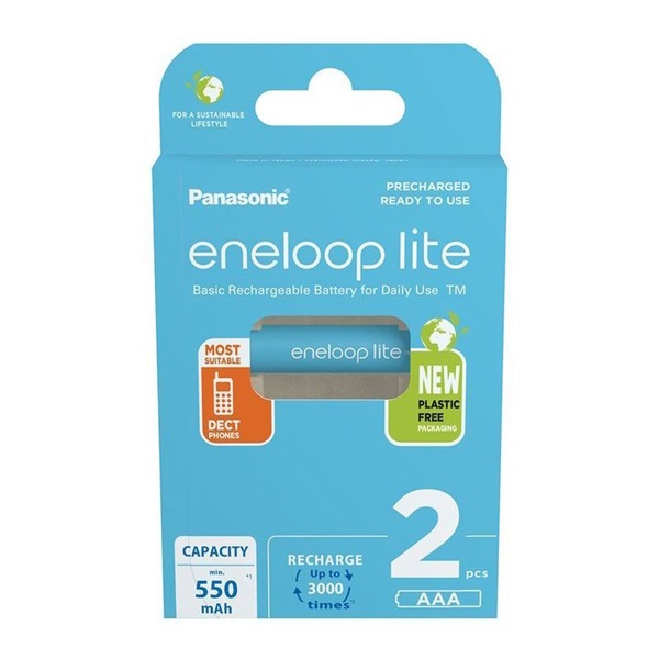 Panasonic Eneloop mikroceruza akku AAA NiMH 1,2V 550 mAh 2 db (BK-4LCCE/2BE) Panasonic Eneloop mikroceruza akku AAA NiMH 1,2V 550 mAh 2 db (BK-4LCCE/2BE)