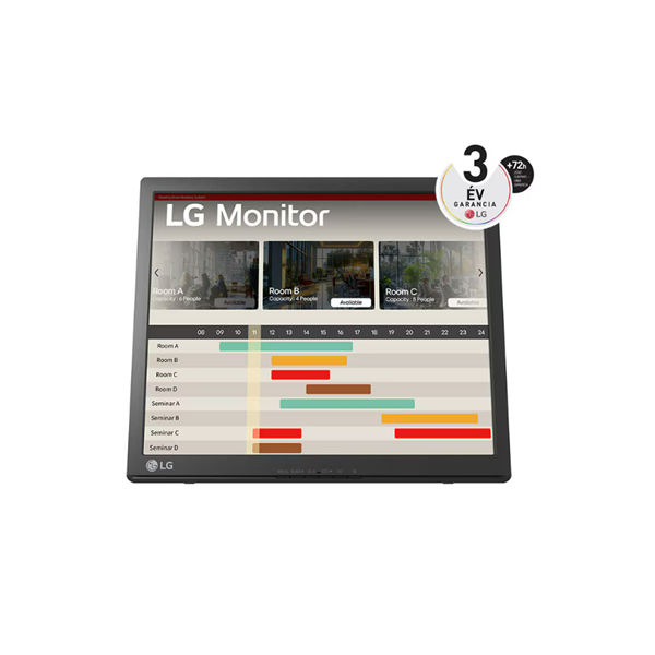 LG 17" 17BR30T-B Touch screen monitor fekete