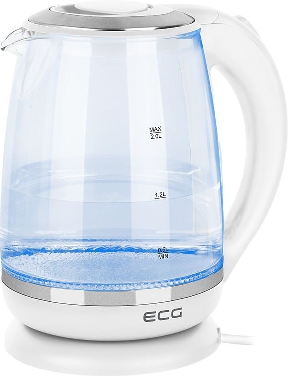 ECG RK 2020 White Glass vízforraló fehér