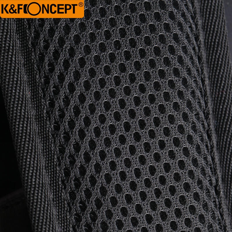 K&F Concept Beta Backpack 20 literes, fotós hátizsák, fekete barna színben