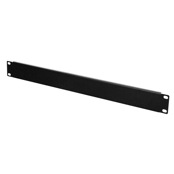 Stalflex rack szekrény takaró panel 1U 19" fekete (RP19-1U-B)