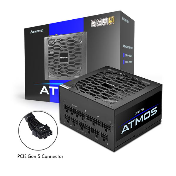 CHIEFTEC Moduláris ATMOS Series 750W ATX3.0 PCIe Gen5 12cm ATX BOX Tápegység 