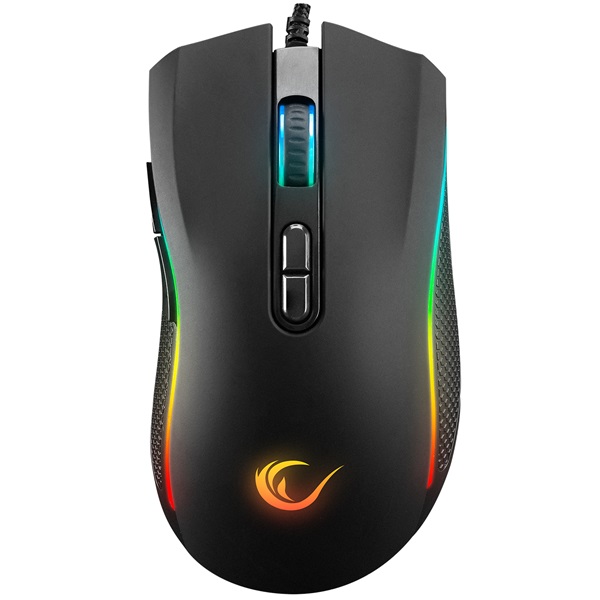 Rampage  SMX-R44 V2 Macro Egér Gamer  Fekete 