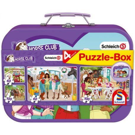 Schmidt Horse Club Puzzle-Box 2x60 / 2x100 db-os puzzle (4001504565152)
