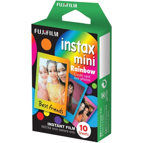 Fujifilm Instax mini film rainbow (10 lap) (4547410225754) Fujifilm Instax mini film rainbow (10 lap) (4547410225754)