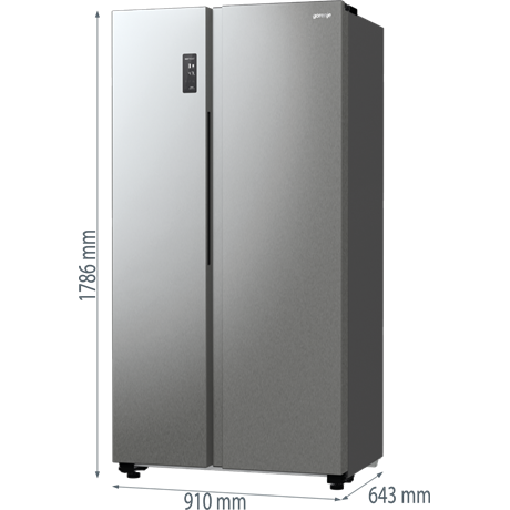 Gorenje NRR9185EAXL HŰTŐ SIDE BY SIDE