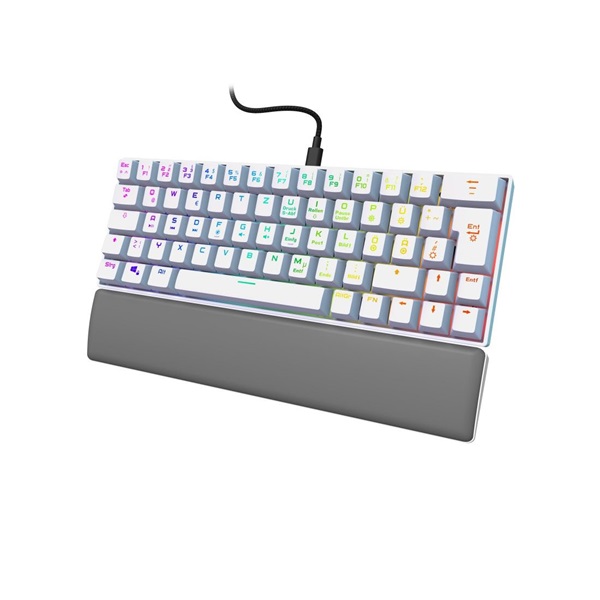 Hama 217829 URAGE EXODUS 760TKL RGB (red switch) fehér mechanikus billentyűzet Hama 217829 URAGE EXODUS 760TKL RGB (red switch) fehér mechanikus billentyűzet