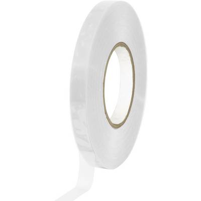 Kétoldalas ragasztó szalag 50 m x 25 mm átlátszó 832450B-C TOOLCRAFT, tartalom: 1 tekercs