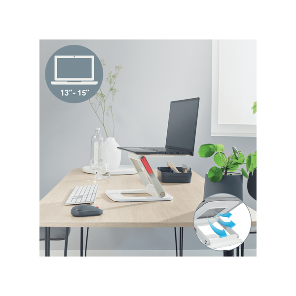 LEITZ 64240001 Laptop állvány, állítható  "Ergo" fehér