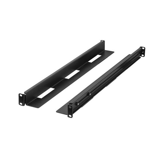 Lanberg 650-1090 mm állítható rack sín készlet 1U Fekete