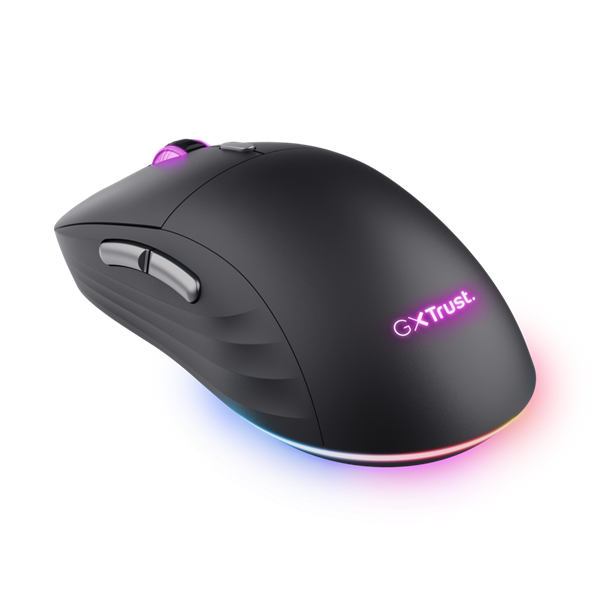 Trust 25126 GXT926 Redex II vezeték nélküli fekete gamer egér