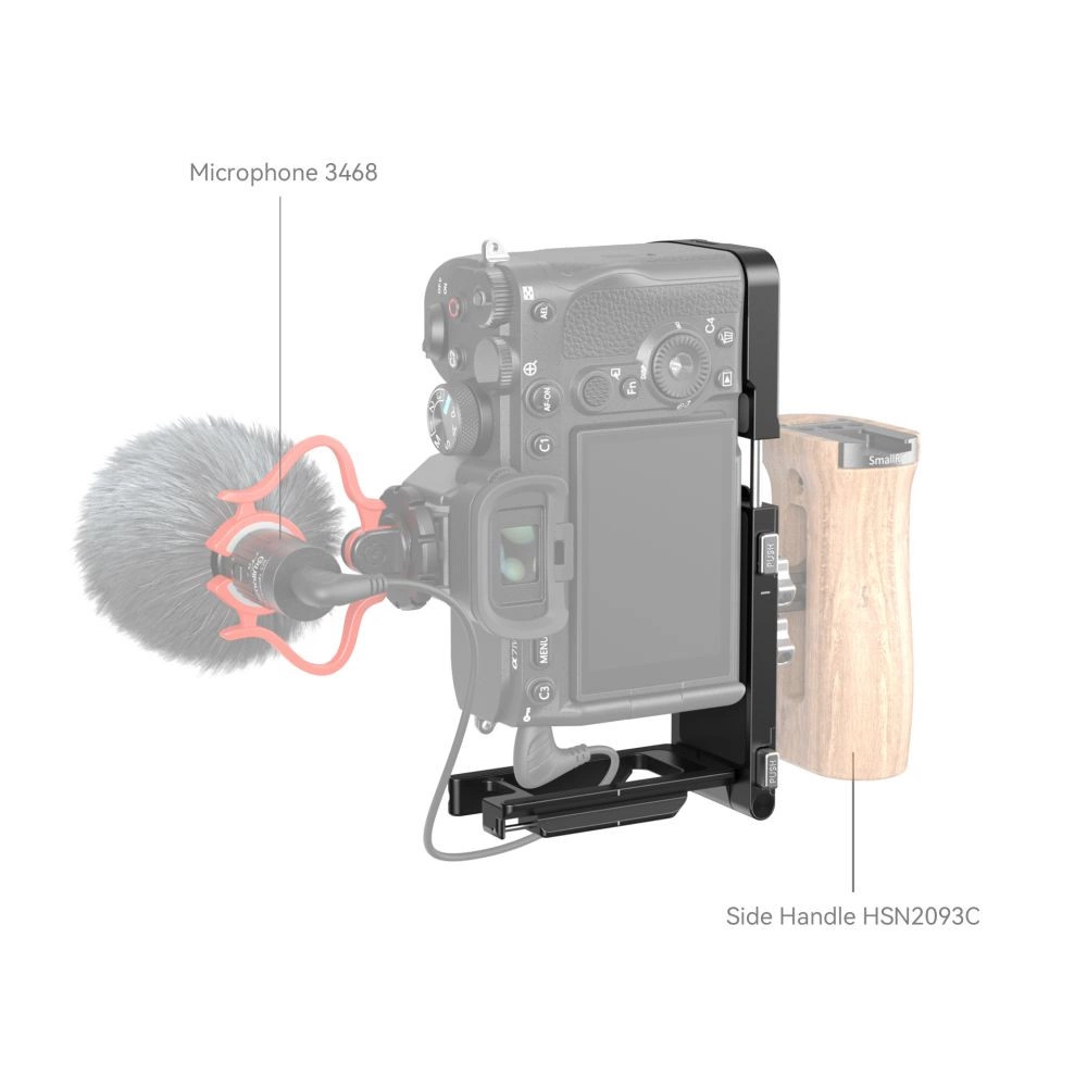 SMALLRIG Foldable L-Bracket for Sony A7RV/A7IV/A7SIII 