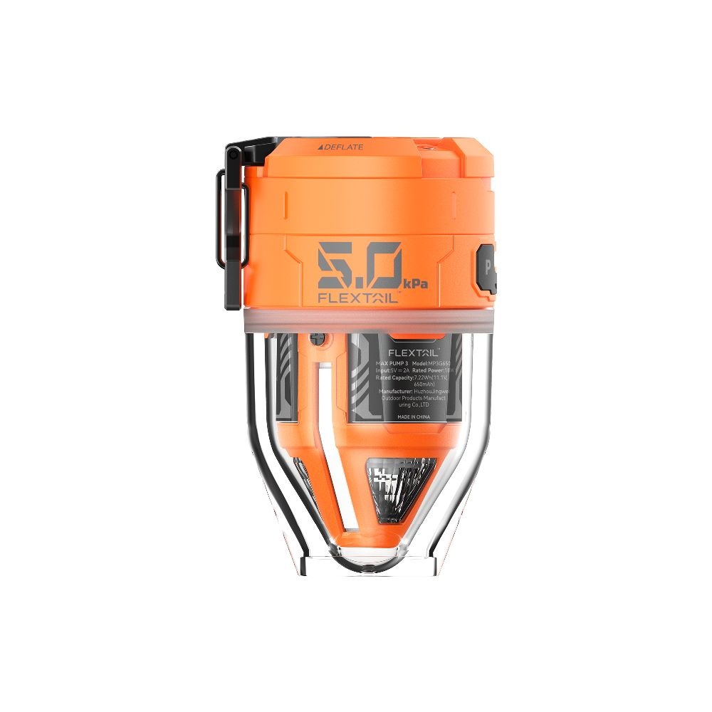 Flextail MAX Pump 3 – Hordozható elektromos pumpa LED lámpával - narancssárga (MP3G650-OG-I) Flextail MAX Pump 3 – Hordozható elektromos pumpa LED lámpával - narancssárga (MP3G650-OG-I)