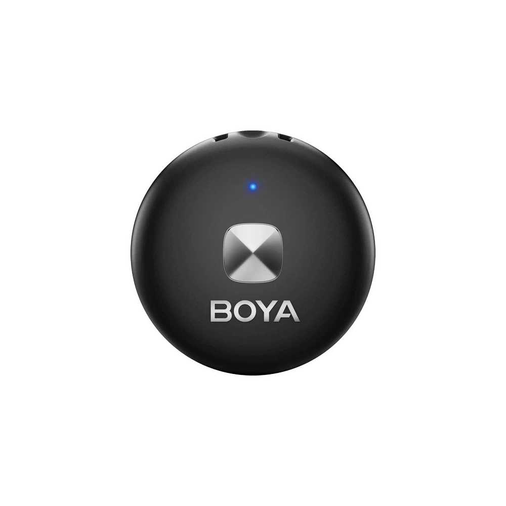 Boya Omic-D 2.4GHz Ultrakompakt vezetéknélküli szett (iOS 1+2 Töltődoboz) Fekete