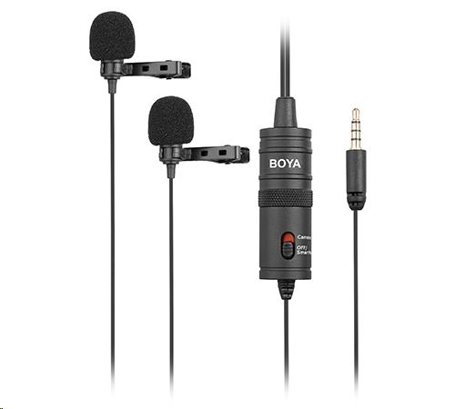 Boya Audio BY-M1DM Dual Lavalier mikrofon Boya Audio BY-M1DM Dual Lavalier mikrofon