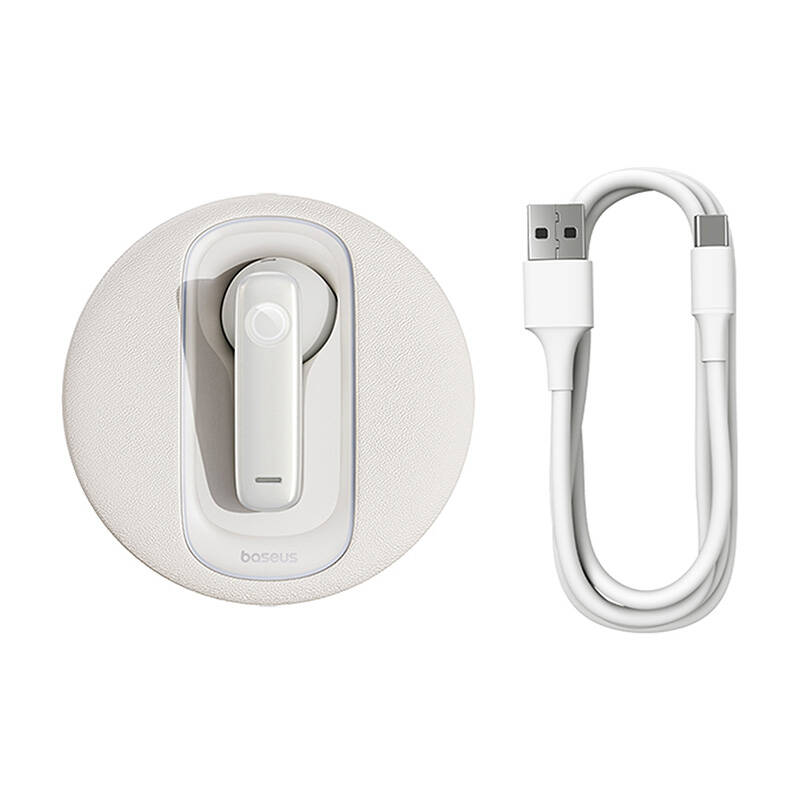 Smart wireless earpiece Baseus  CM10 (white)