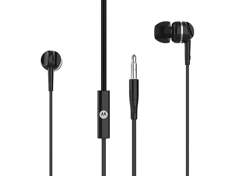 Moto Earbuds 105 NEW vezetékes fülhallgató Fekete