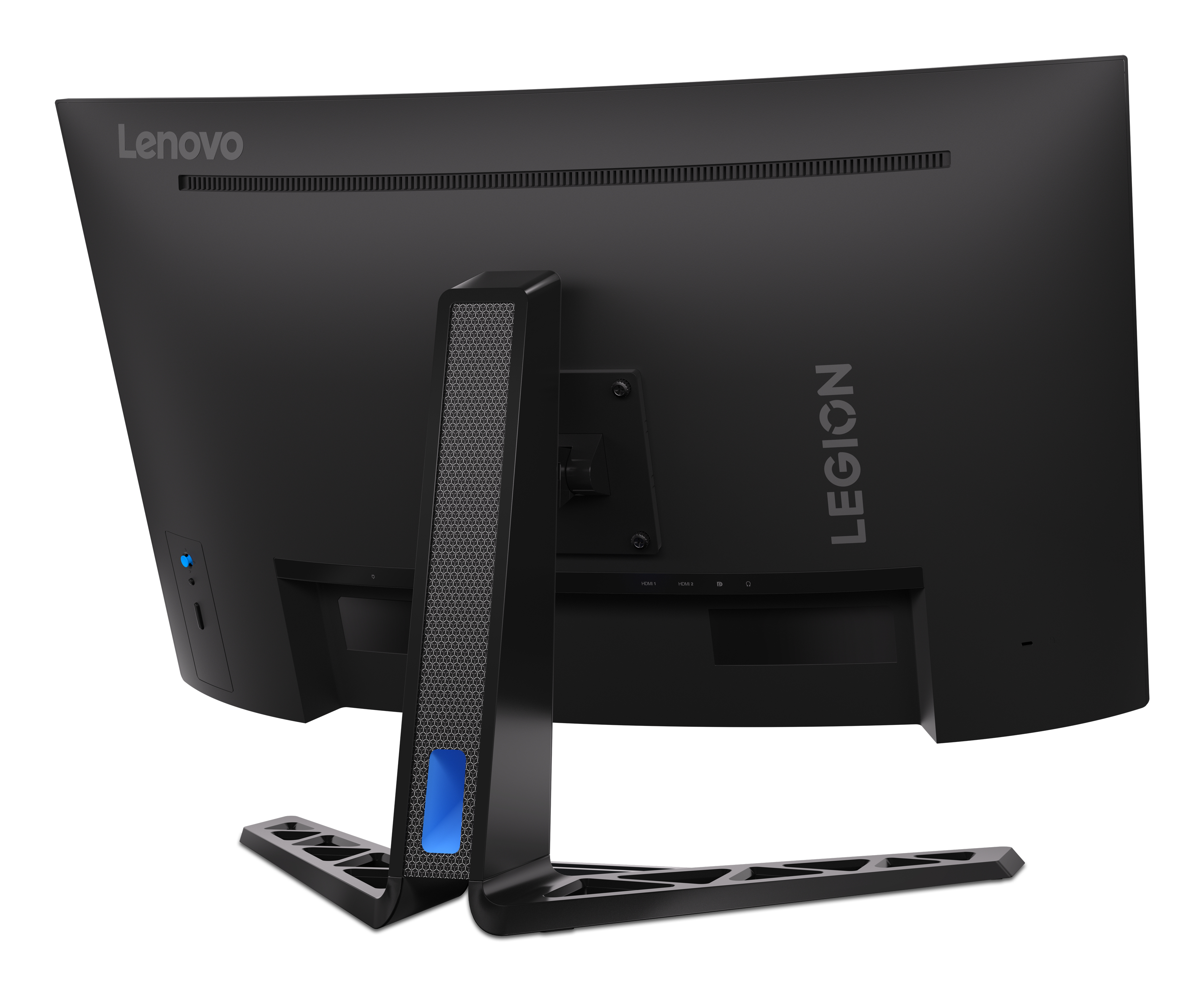 Lenovo 31,5" Legiob R32qc-30 Monitor - 2560x1440, QHD, LED, VA, 180Hz, 5ms, Ívelt, Hangszóró, FreeSync, Gamer, Fekete