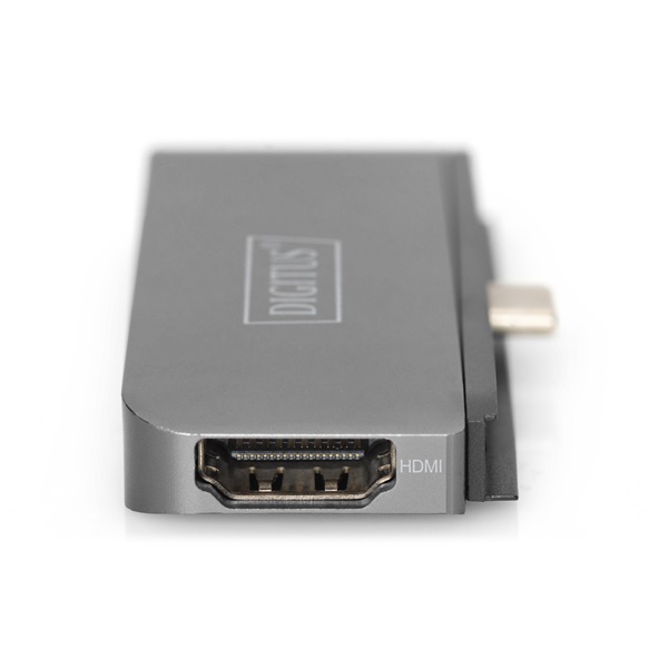 Digitus USB-C 4 portos univerzális mobil dokkoló (DA-70893)