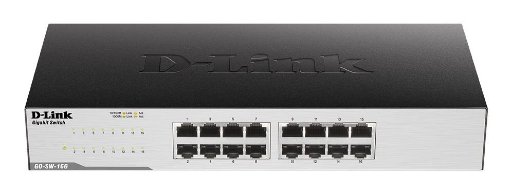 D-link 16 portos Gigabit Switch (GO-SW-16G/E) D-link 16 portos Gigabit Switch (GO-SW-16G/E)