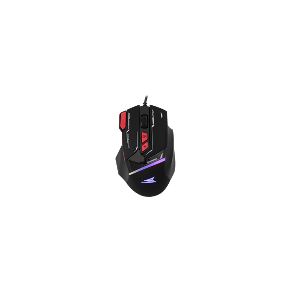 Baracuda W029907 MANTA-B, BGM-041B gamer egér,8D, fekete, 12800 dpi Baracuda W029907 MANTA-B, BGM-041B gamer egér,8D, fekete, 12800 dpi