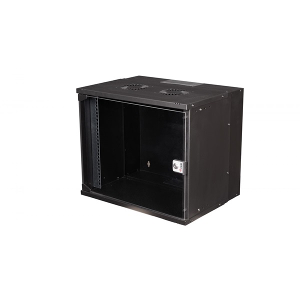 Equip Fali Rackszekrény EWM-09-5440-B 19" 9U 540x400mm lapra szerelt Fekete Equip Fali Rackszekrény EWM-09-5440-B 19" 9U 540x400mm lapra szerelt Fekete