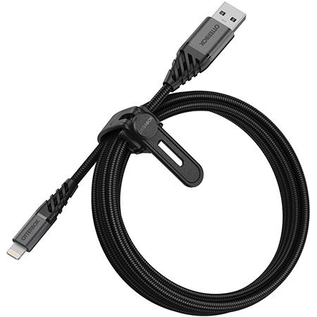OtterBox Premium Lightning - USB-A kábel 2m fekete (78-52644)