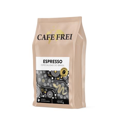 CAFE FREI "Espresso Especialidad do Brasil" pekándiós Kávé  pörkölt szemes 1000 g